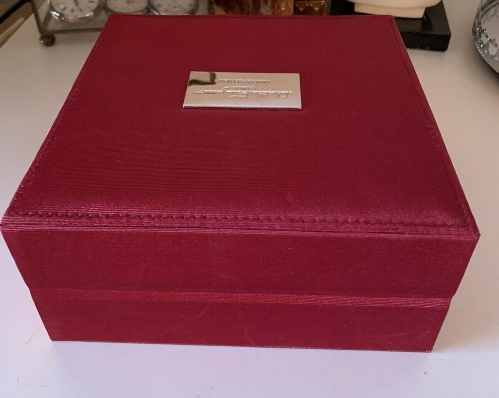 🔴 FERRAGAMO scatola gioiello custodia scatola limited edition libretto