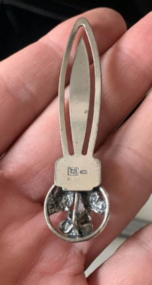 Argent 925 Ferme Page Livre Avec Gravure Giulia Ferme Feuilles