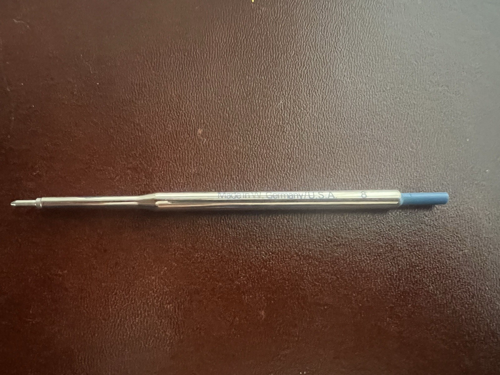 🔴 PAPERMATE refill penna BLU M medio 3 PEZZI ricambi ricarica inchiostro Aurora