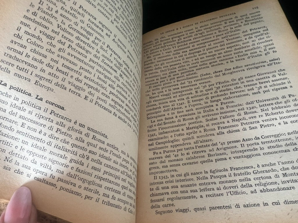Livres Storia Della Littérature Italiana 3 Volumes Flora Mondadori 1947