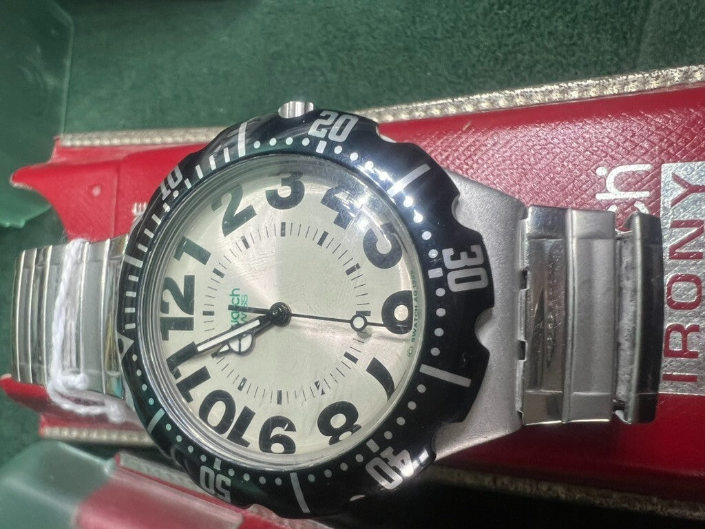 🔴 SWATCH orologi polso uomo donna IRONY quarzo funzionanti LOTTO 5 orologi