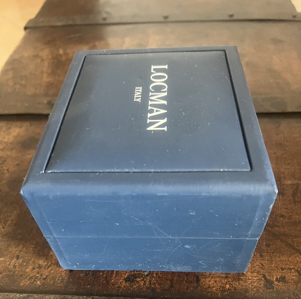 🔴 LOCMAN Uhrenbox mit kompletter Innenpolsterung 