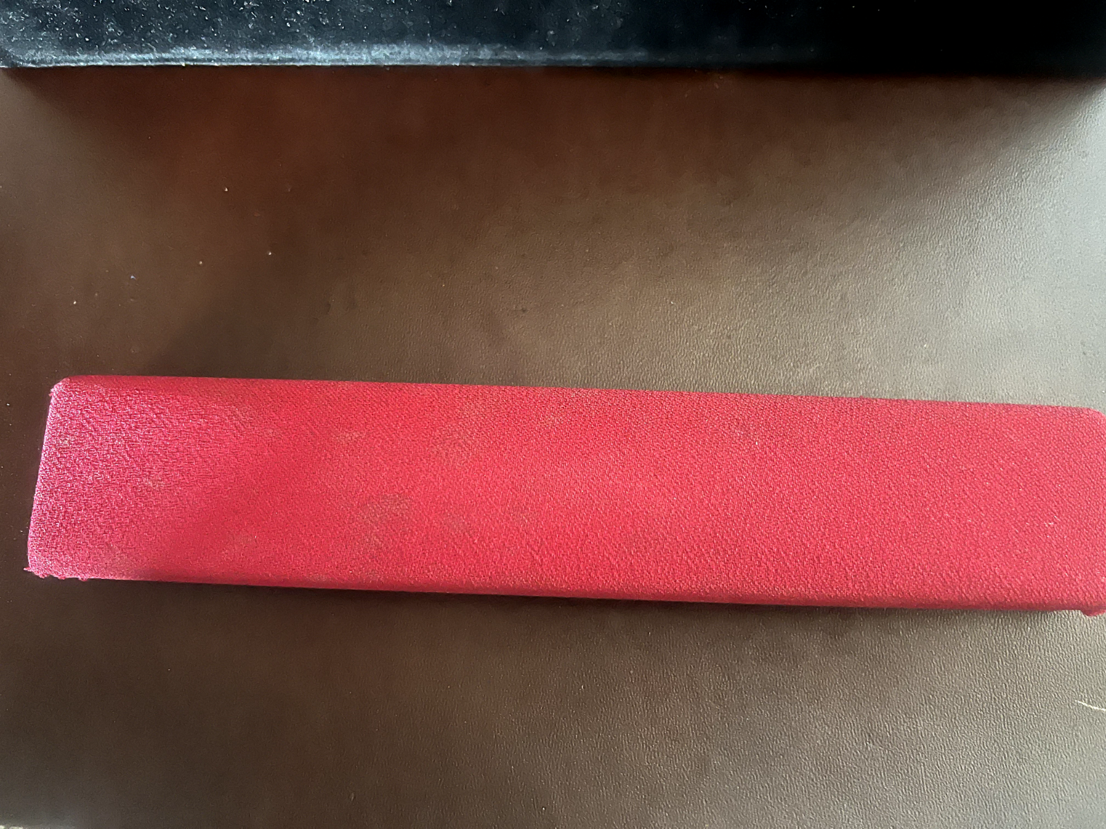 LANCO Box Wristwatch Case Box Red With Stops Vintage 