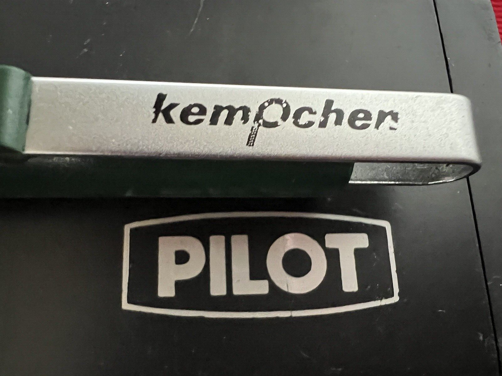 Pilot Stylo-Plume Sphère Publicité Vert Émeraude Snap Écrit Vintage Années 70