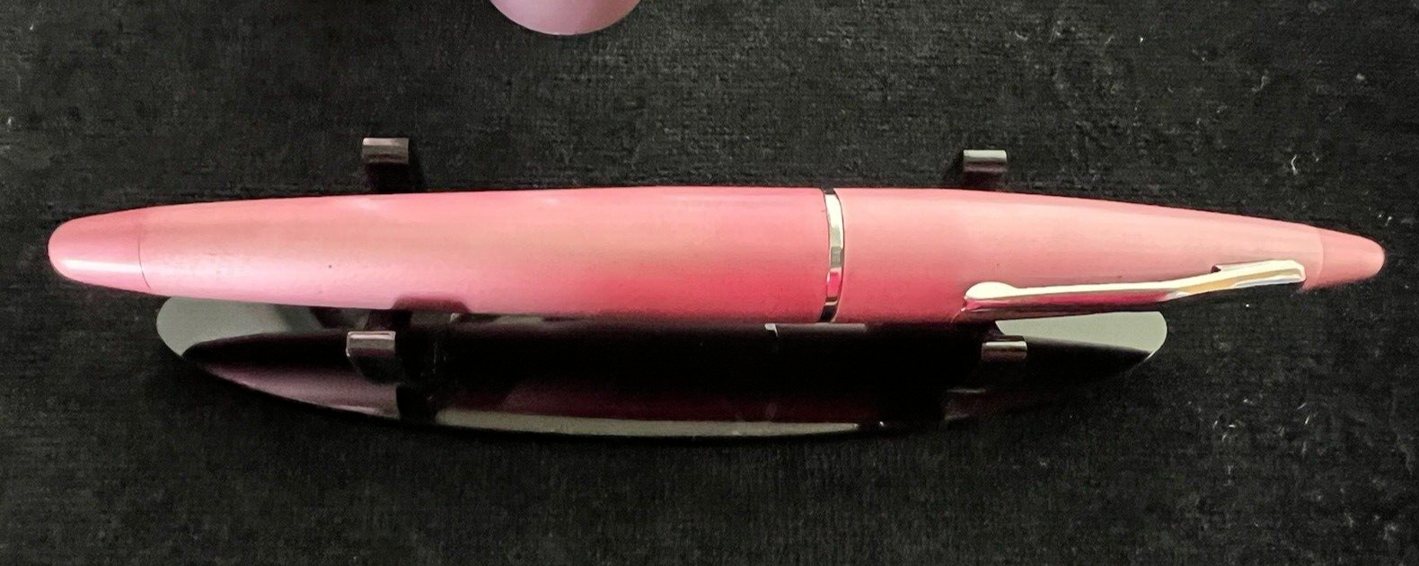 🔴 LAMBORGHINI penna stilografica in lacca rosa a cartuccia scrive con scatola