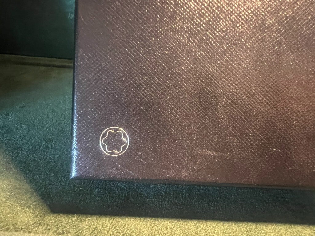 🔴 MONTBLANC scatola portafoglio cofanetto custodia e sacchetto 11,5 x15,8