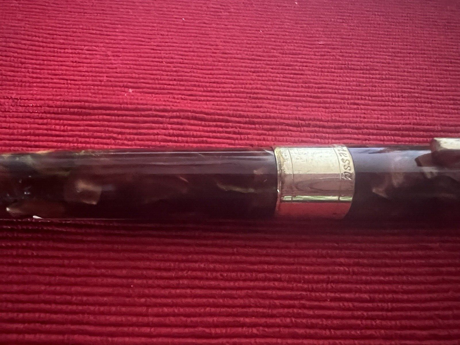 🔴 CONTESSA penna stilografica celluloide leva pennino originale vintage '30