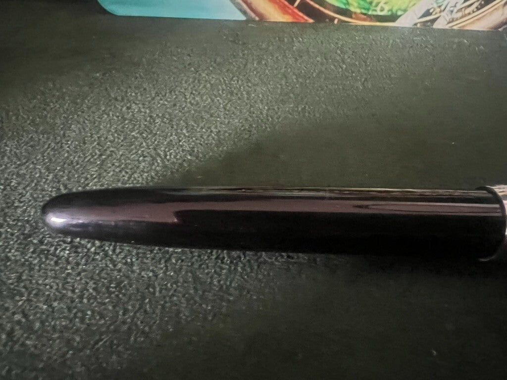 🔴 AURORA penna stilografica Style nera brillante pennino F a cartuccia