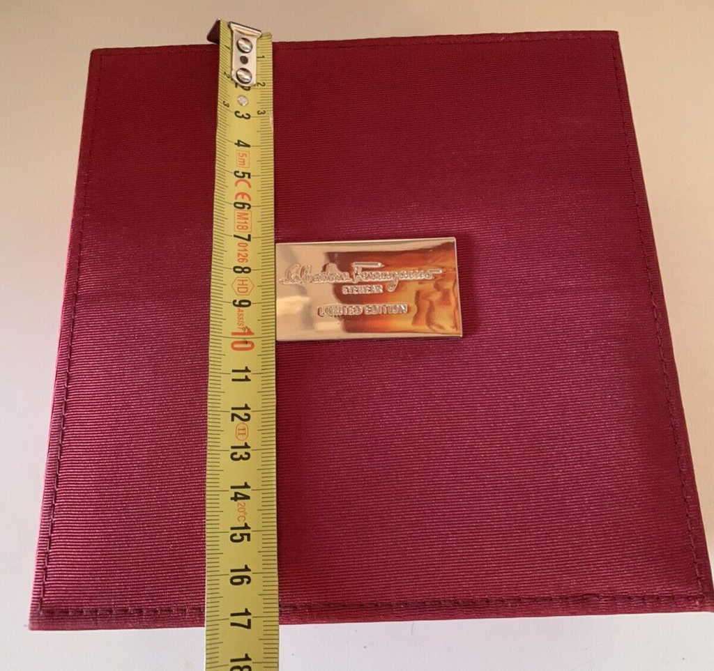 🔴 FERRAGAMO scatola gioiello custodia scatola limited edition libretto