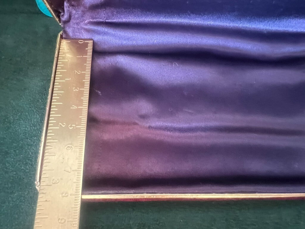 MAJORQUE Boîte Stylo À Bille Stylo En Velours Intérieur Effet Soie
