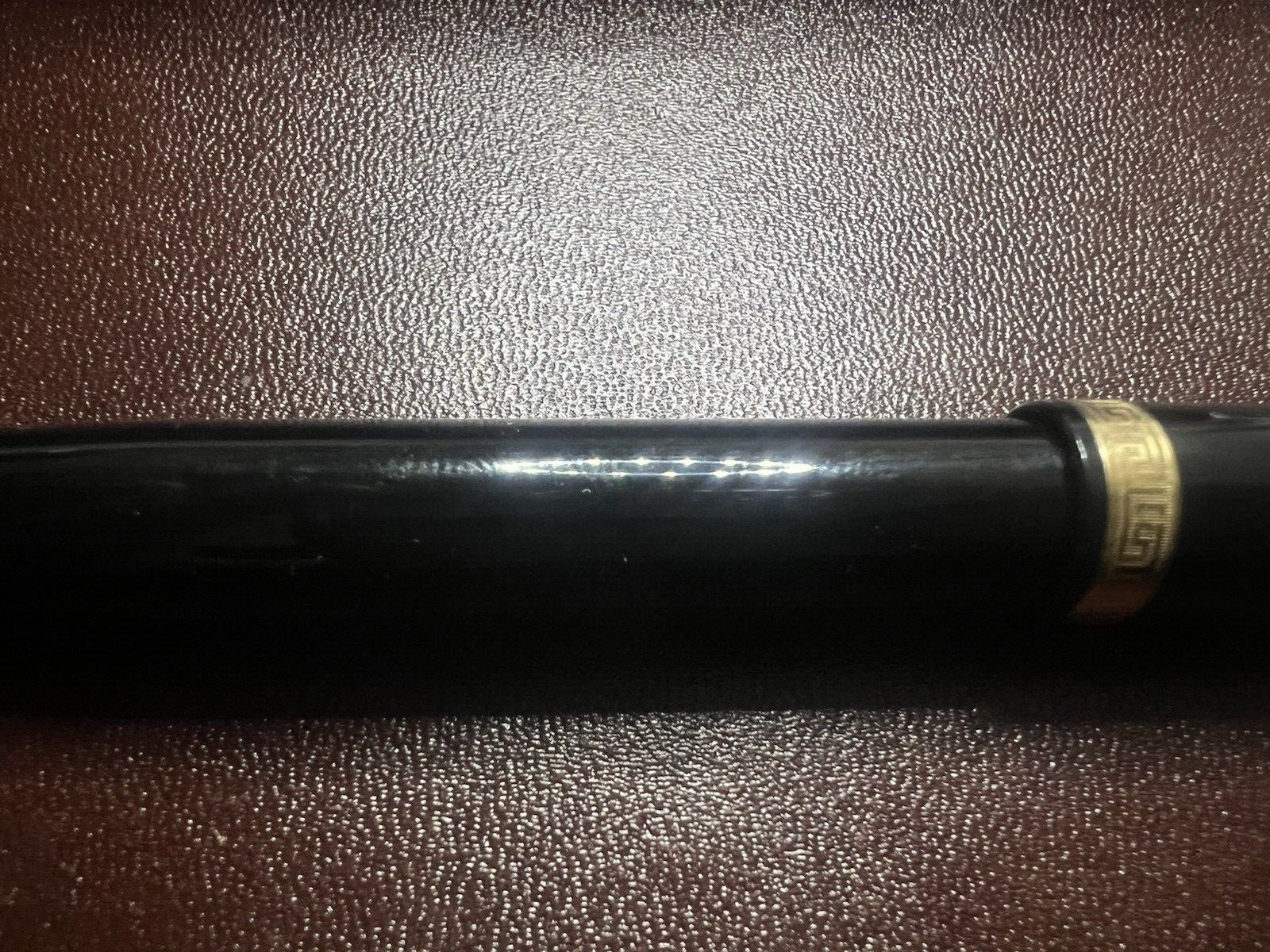 Grand-Mère Extra Stylo-Plume Stylo à Plume Collier Grecque Or M Encre Neuf