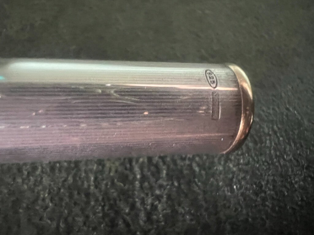 Marlen Stylo-Plume Stylo à Plume Argent Massif 925 Et Plaqué Or Stylo Plume 7