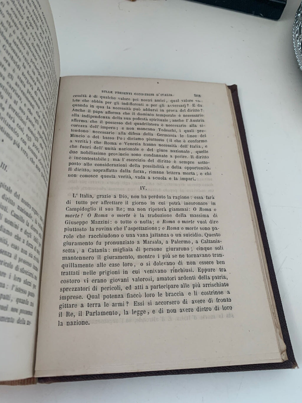 🔴 Book POLITICAL WRITINGS by Giuseppe La Farina Volume 2 old 1870 