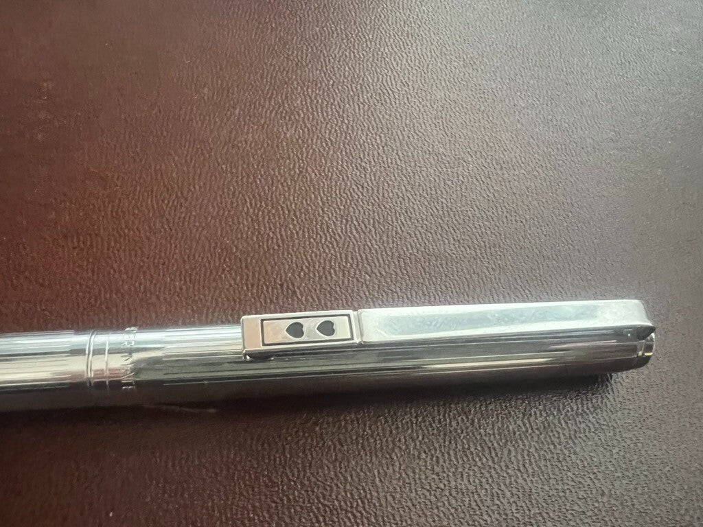 Papermate Stylo-Plume Sphère Et Crayon Mécanique Bleu Chrome Vintage 