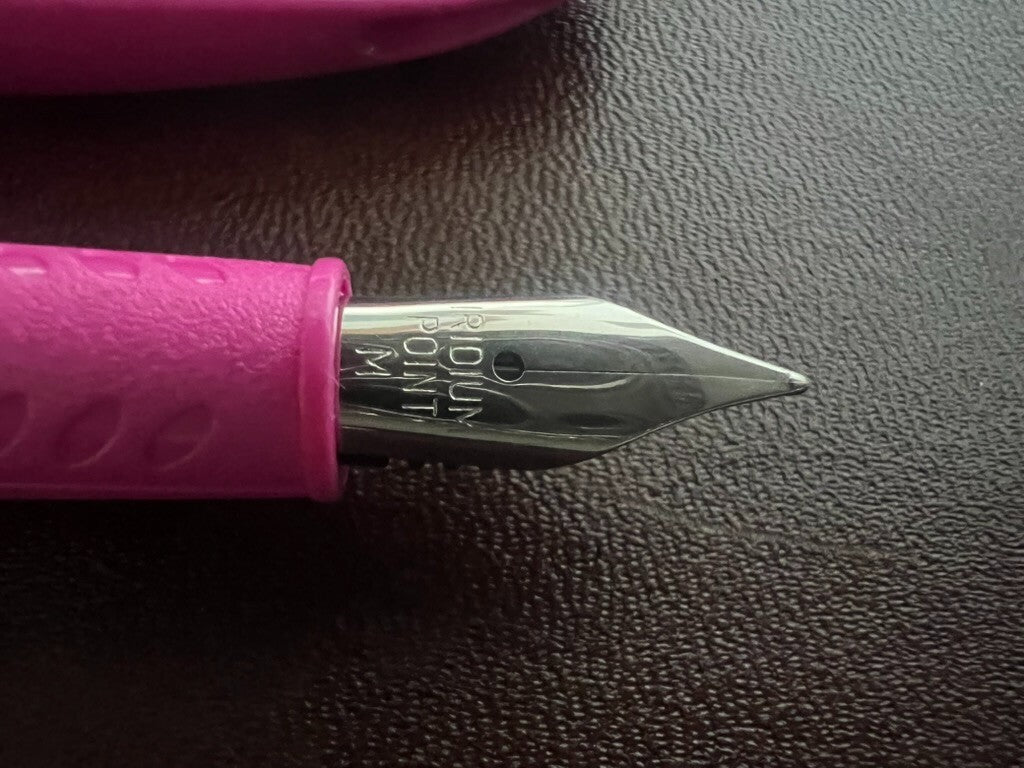 🔴 PELIKAN Primapenna Füllfederhalter, blau-rosa, unbenutzt, Größe M, Vintage 