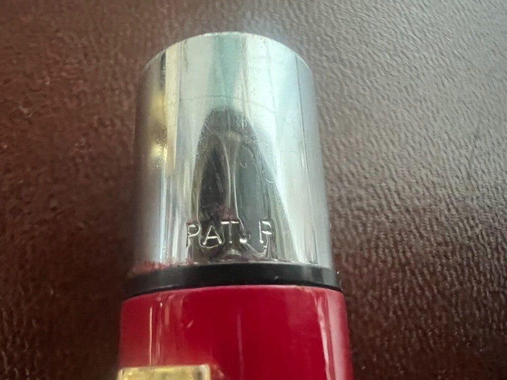 🔴 TANIEVER matita meccanica portamine lacca con timbro Giappone vintage