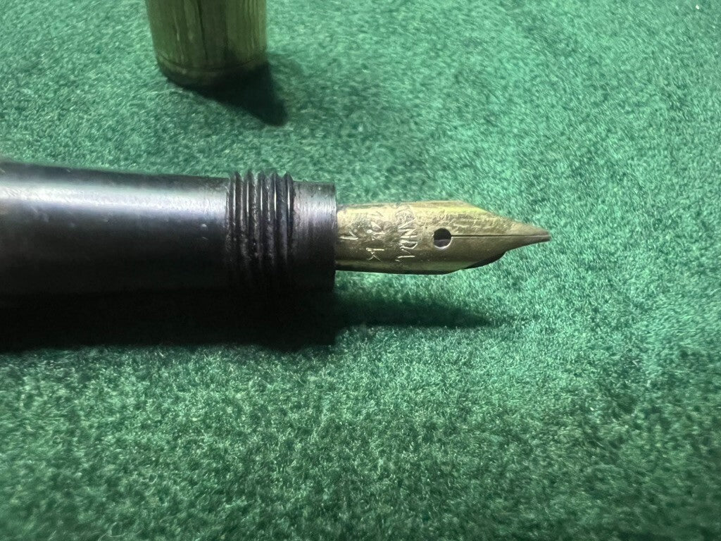 🔴 STANDARD penna stilografica retrattile pennino ORO funziona vintage