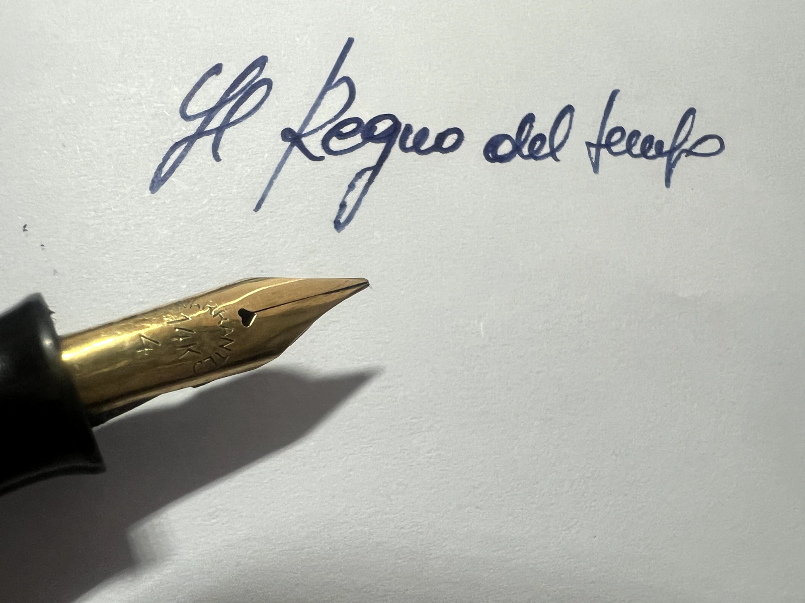 🔴 Penna stilografica celluloide rossa a pulsante pennino ORO scrive vintage