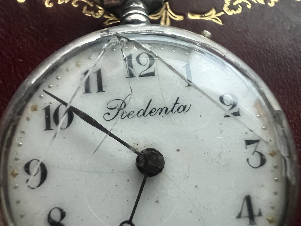 Taschenuhr Silber 800 Frauen Zum Überarbeiten Teile Vintage Remontoir 19