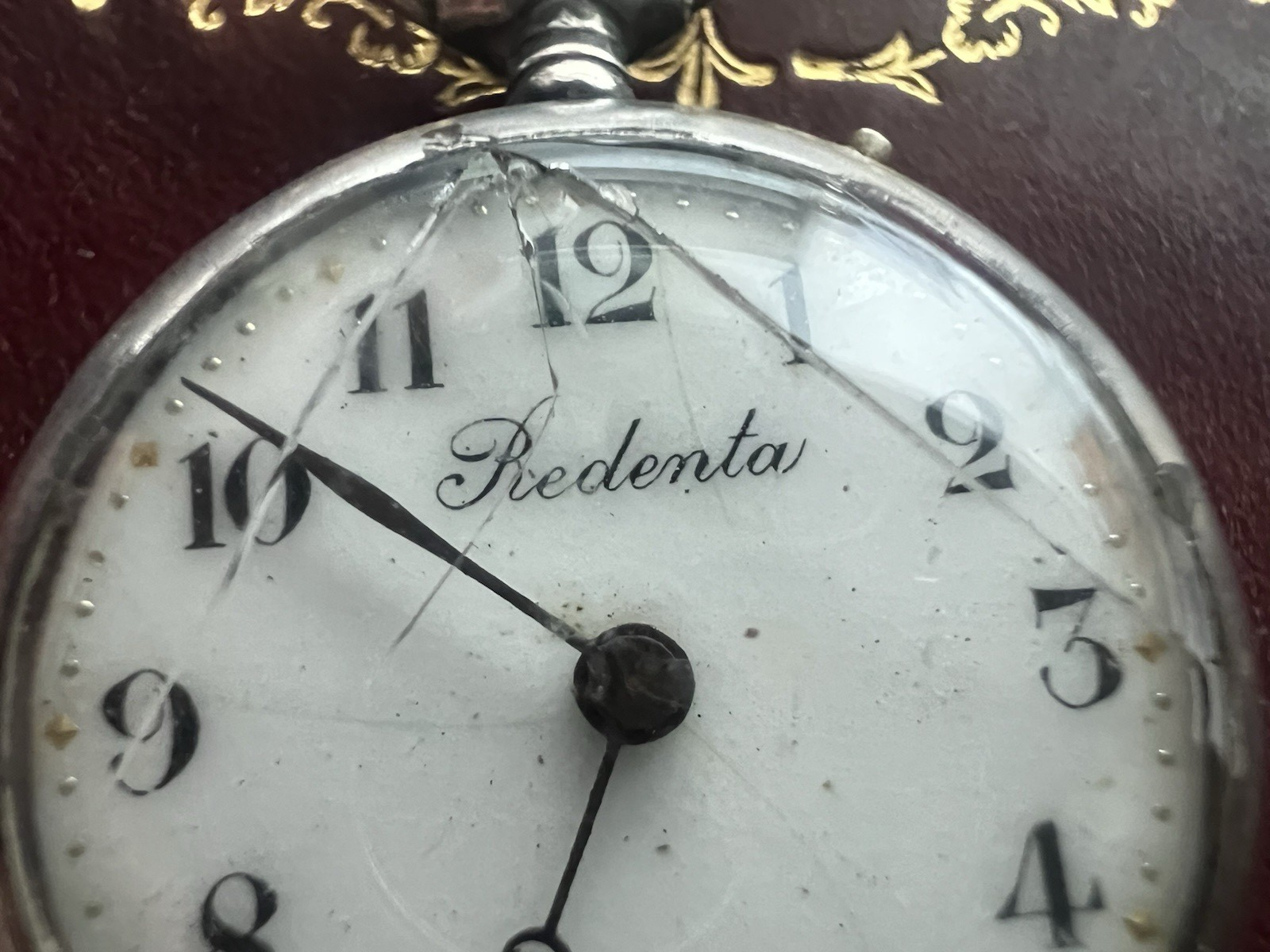 Taschenuhr Silber 800 Frauen Zum Überarbeiten Teile Vintage Remontoir 19