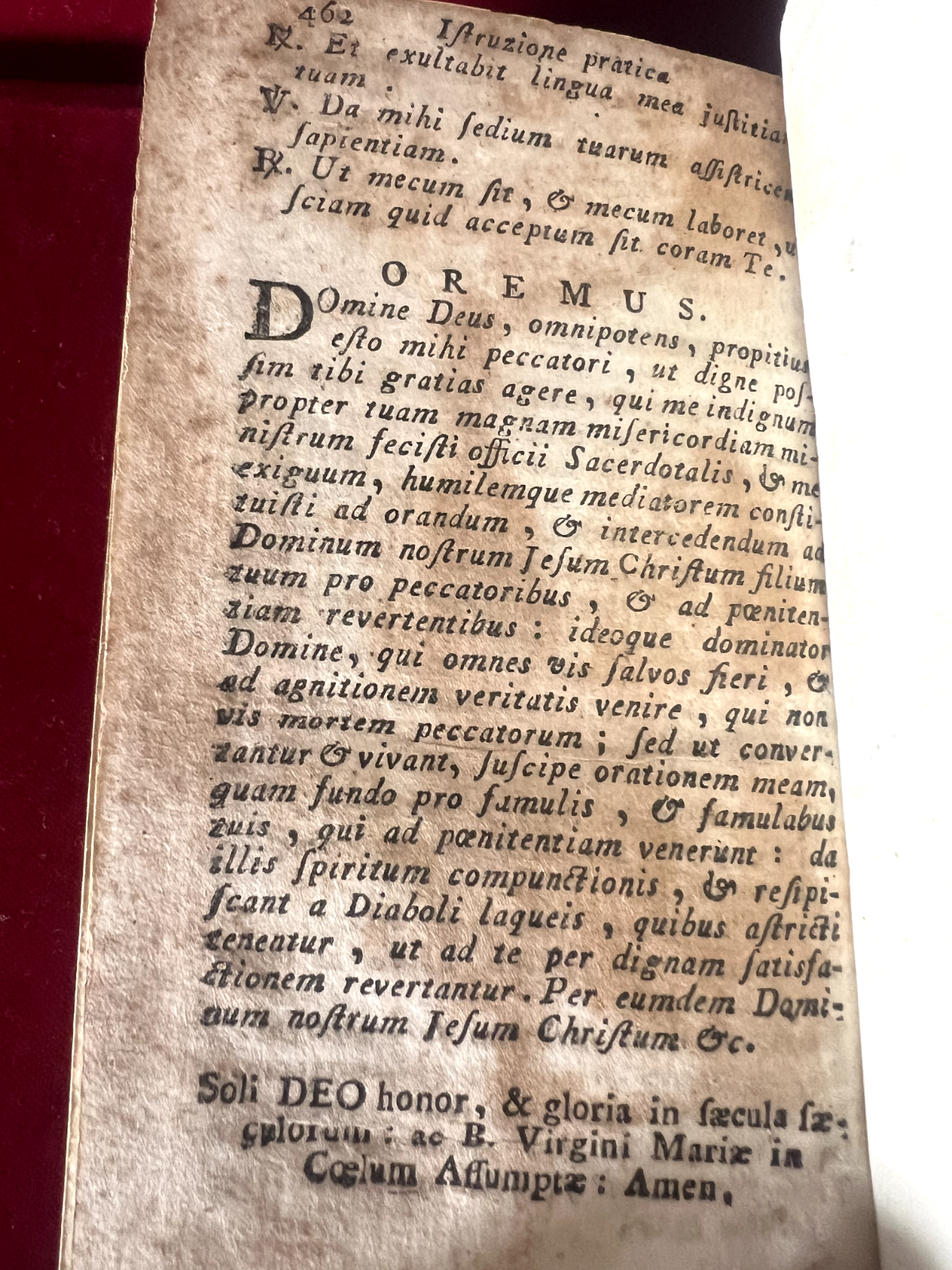 Livre Pratique Pour The Confessors Tome 2 Couverture Carte Mouton Antique 1794 