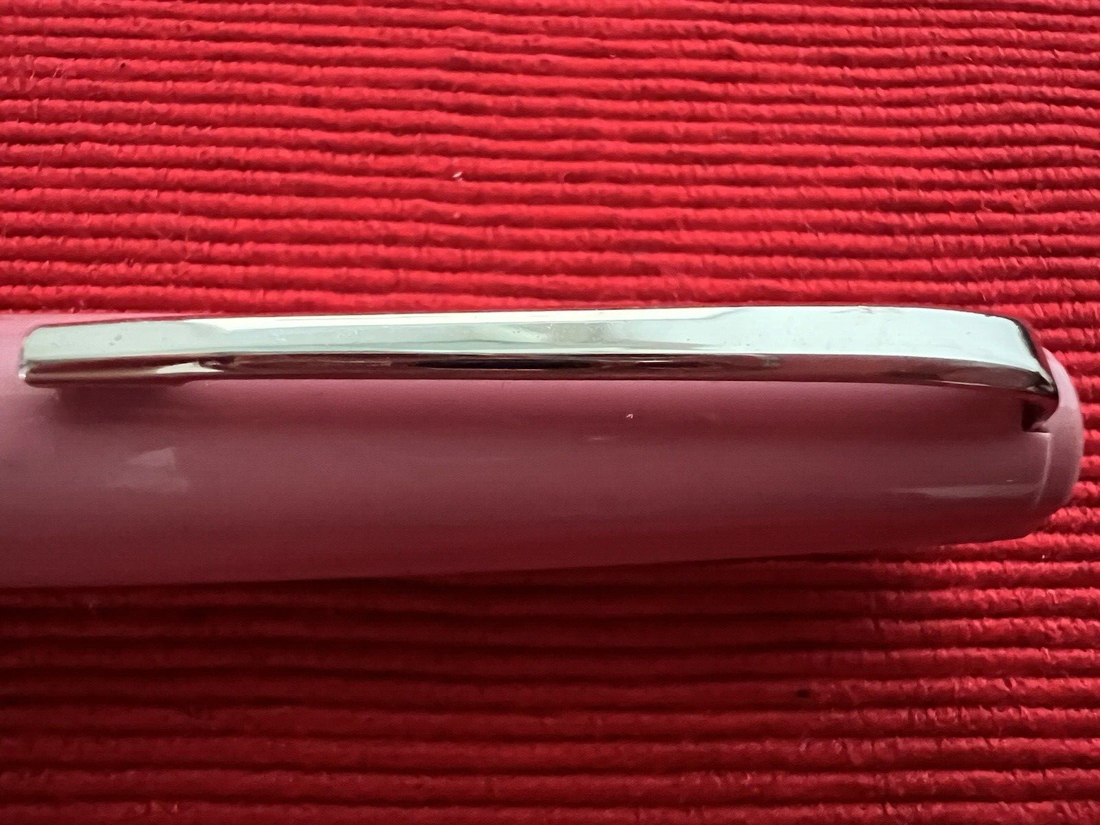 🔴 OMAS penna stilografica DS rosa cartuccia pennino iridium mai usata vintage