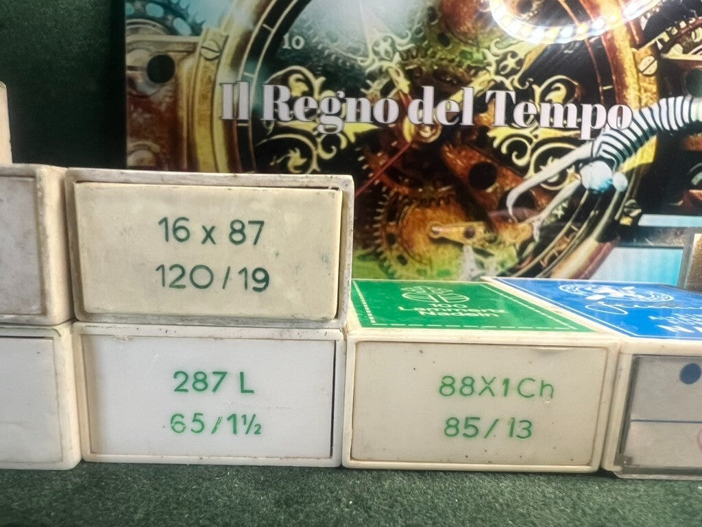 🔴 LAMMAMERTZ Nähmaschinennadeln 60, 65, 85, 120, 140 im Block, Los 3 