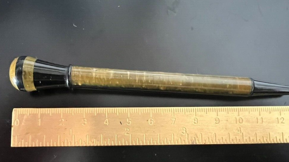 🔴 BOHLER 140 mechanical pencil, marbled resin and vintage SCRIVE lines 