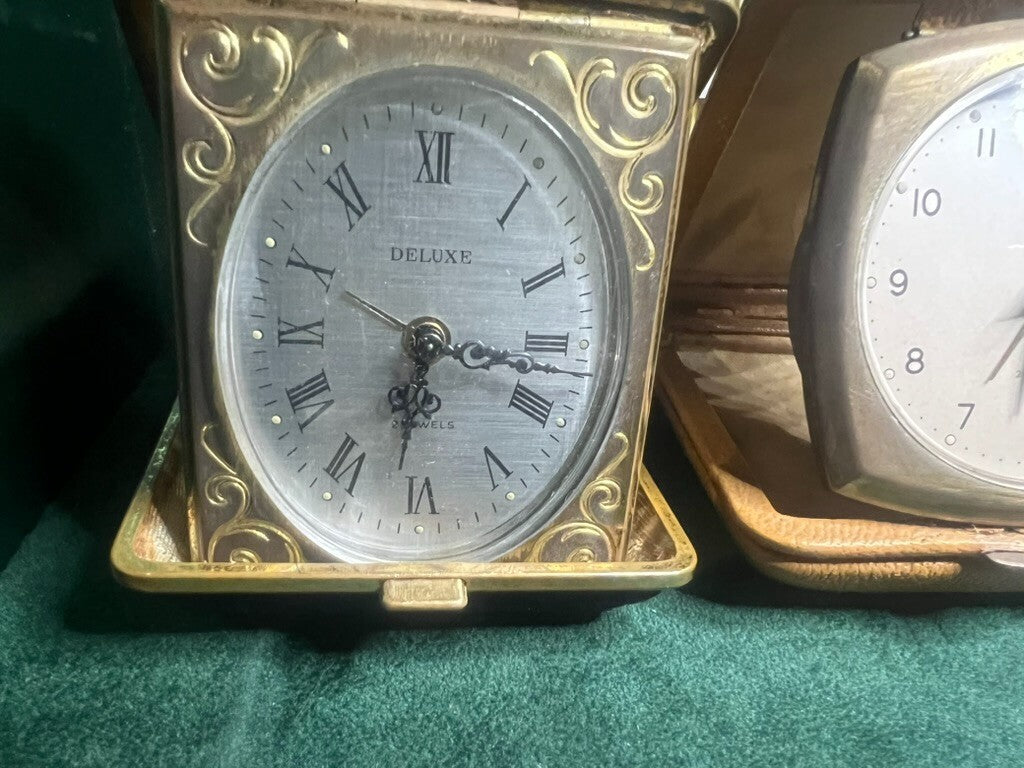 🔴 Orologi SVEGLIE parti di ricambio riparazione con foderi 8 PEZZI vintage