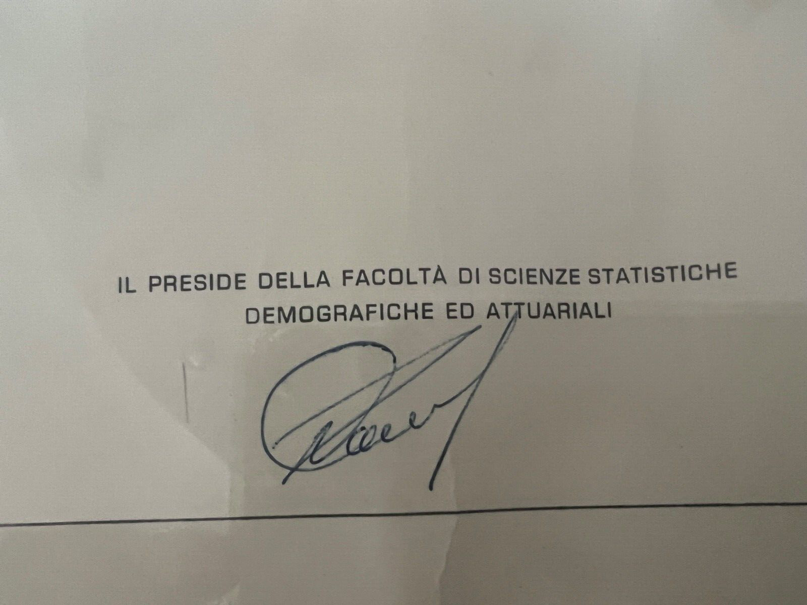 🔴 Attestato CORSO AGGIORNAMENTO RICERCA SOCIALE con firma del 1962