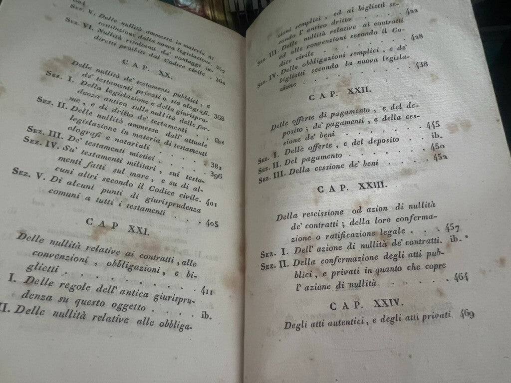 🔴 Books TREATISE OF NULLITIES BY Biret Tommaso Mazza Italian antique 1825 