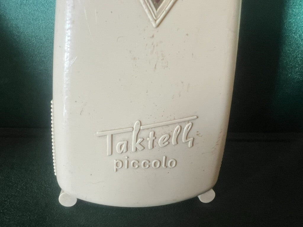 🔴 Metronomo TAKTELL piccolo con chiavetta funziona vintage