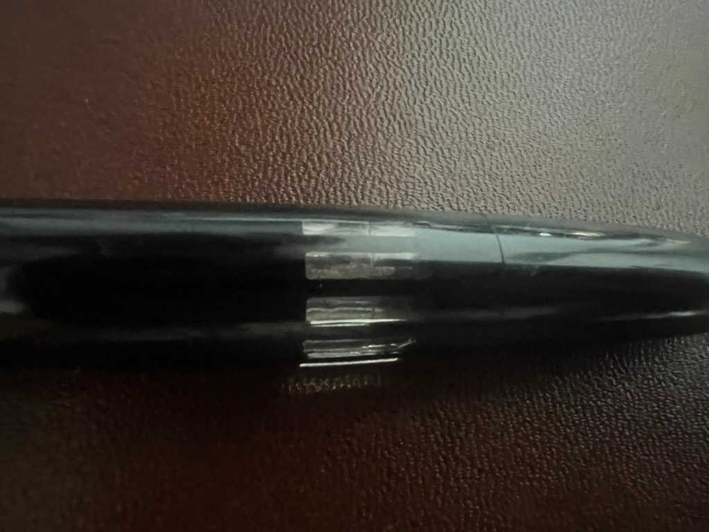 Columbus Stylo-Plume Stylo à Plume Bureau 12 Piston Plaqué Or Vintage