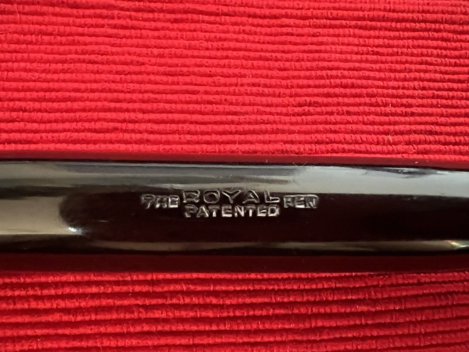 The Royal Pen Stylo-Plume Stylo à Plume Celluloid à Bouton Écrit Vintage
