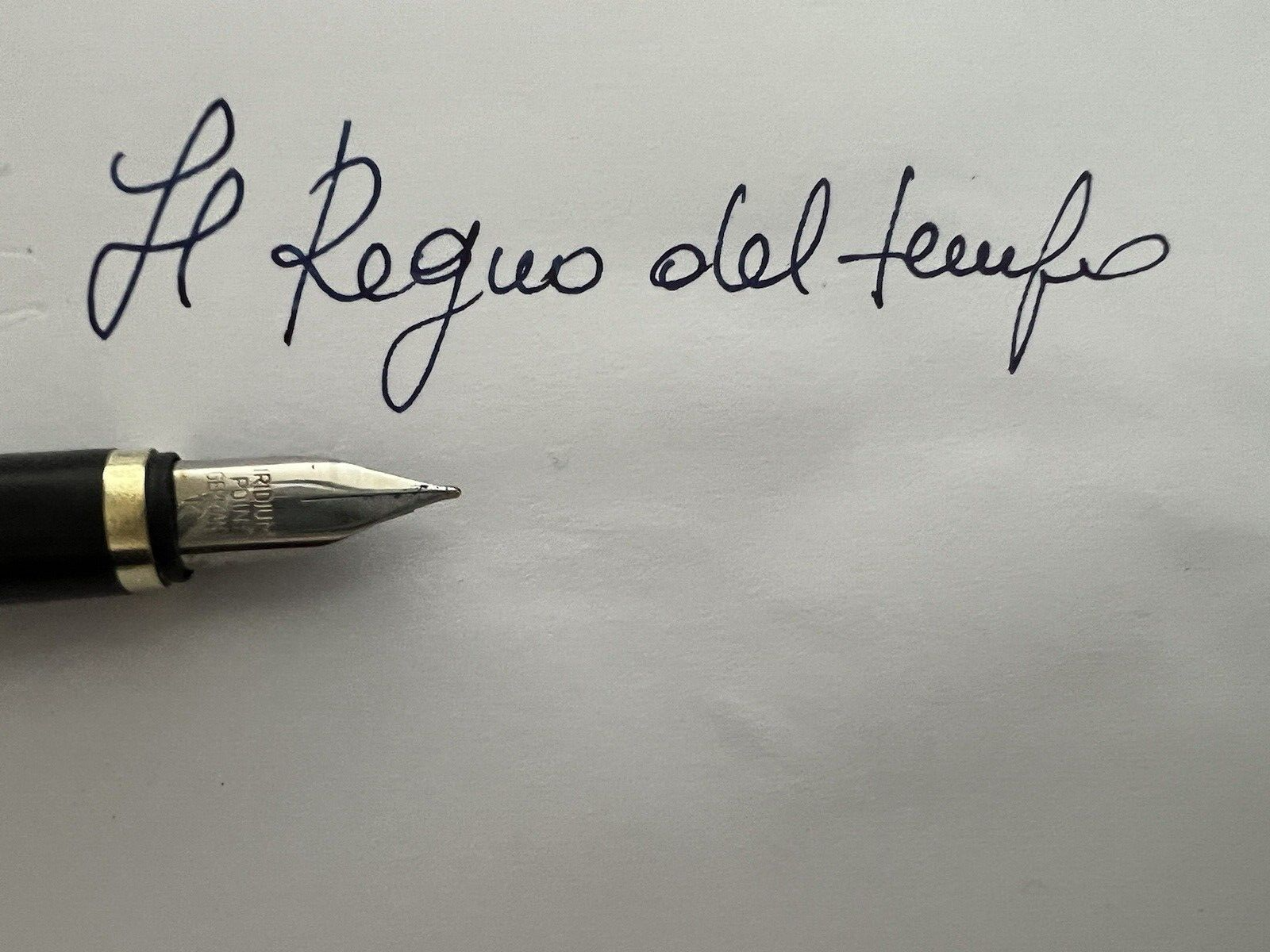 Settelaghi Stylo-Plume Stylo à Plume Argent Massif 925 Rayé Cartouche Écrit 5