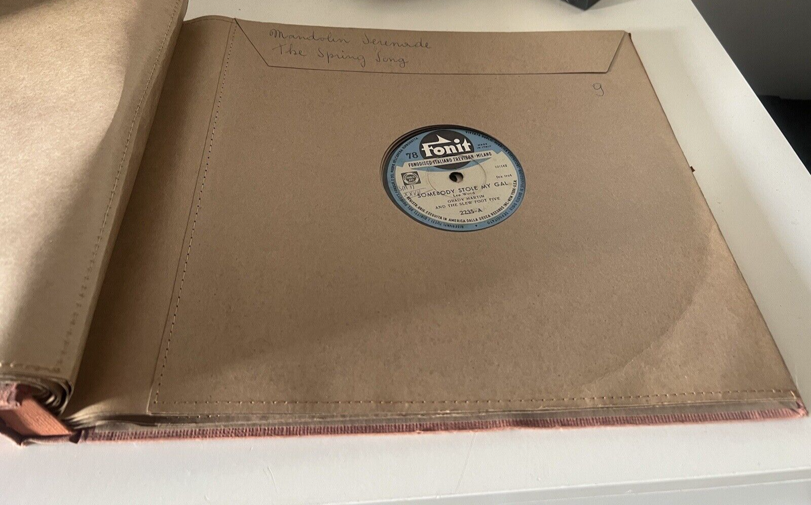 Disques Vinyle 78 Tours Phonographe Album Capital Vogue Mercure 7 Pz Vintage