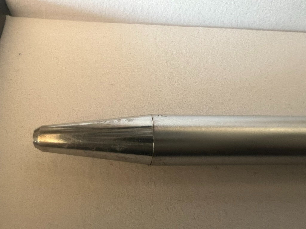 Tout L’Attirail Stylo-Plume Sphère Satin Chrome Automatique Écrit Vintage