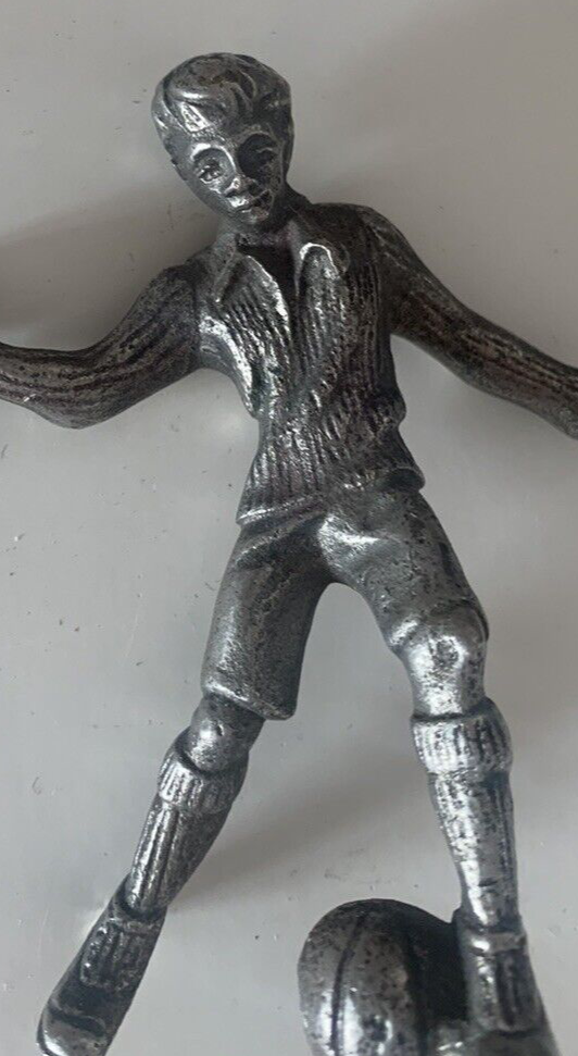🔴 CALCIATORE bambino mascot cofano radiatore auto automobile americana vintage