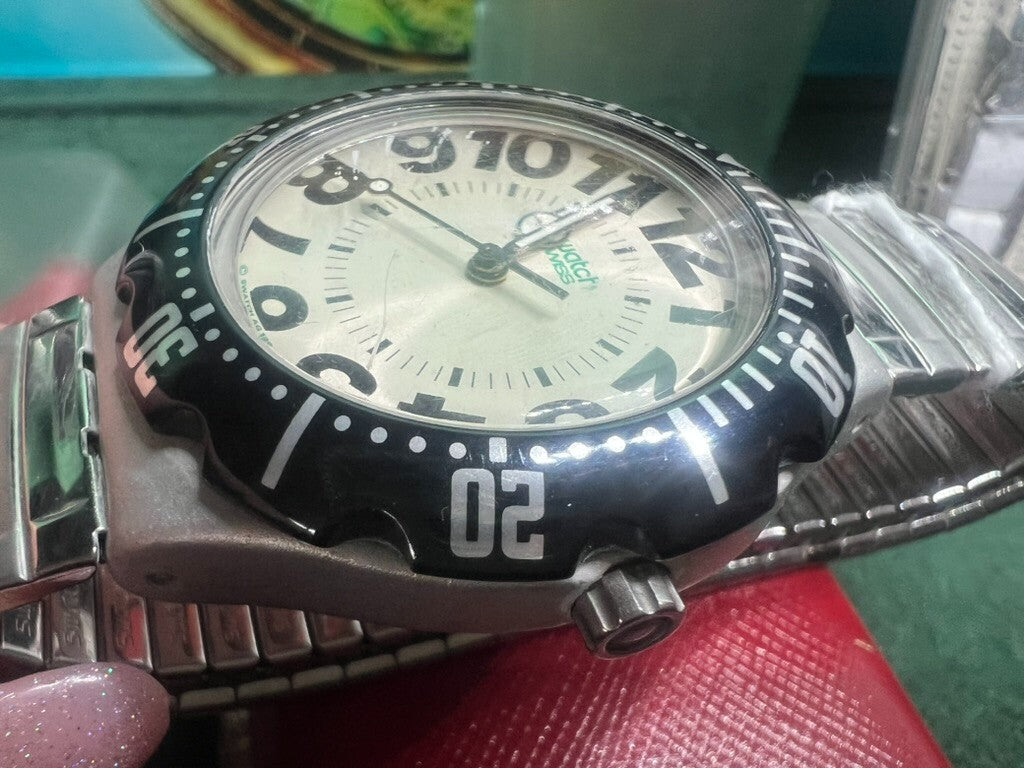 🔴 SWATCH orologi polso uomo donna IRONY quarzo funzionanti LOTTO 5 orologi