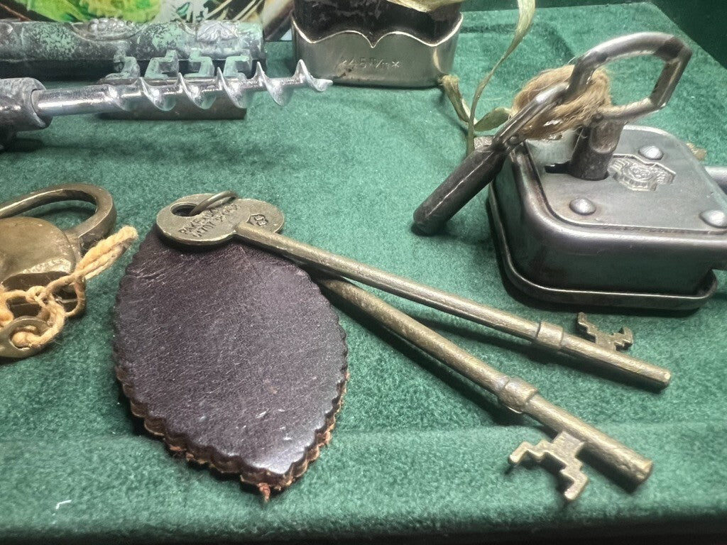 🔴 LUCCHETTI portachiavi apri bottiglie e chiavi da collezione lotto vintage