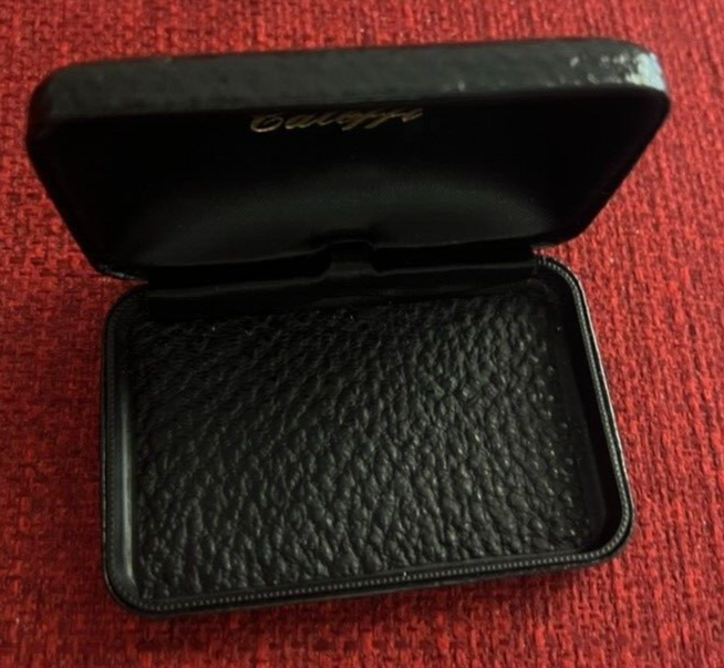 Caleffi Box Earrings Pendant Jewel Case Box Skin L 9