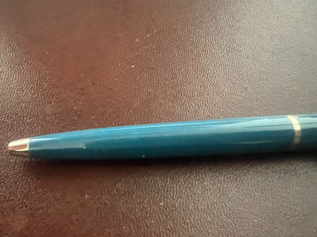 Papermate Stylo-Plume Sphère Et Crayon Mécanique Bleu Chrome Vintage 