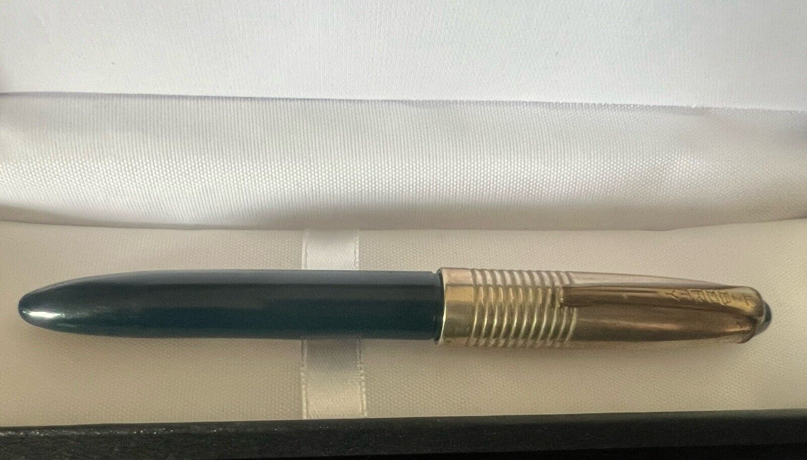 🔴 LIBERTY penna stilografica leva blu cappuccio metallo SCRIVE vintage 1930