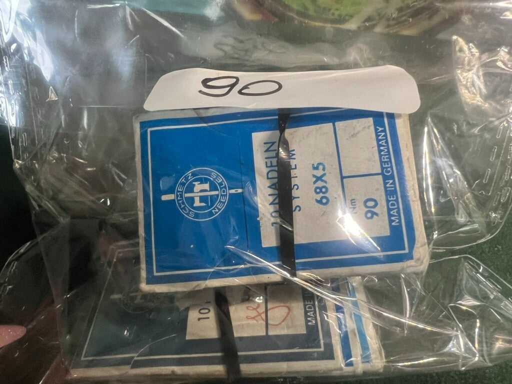 🔴 LAMMAMERTZ Nähmaschinennadeln 70, 90, 100, 110, 120, 200 im Block, Los 1 