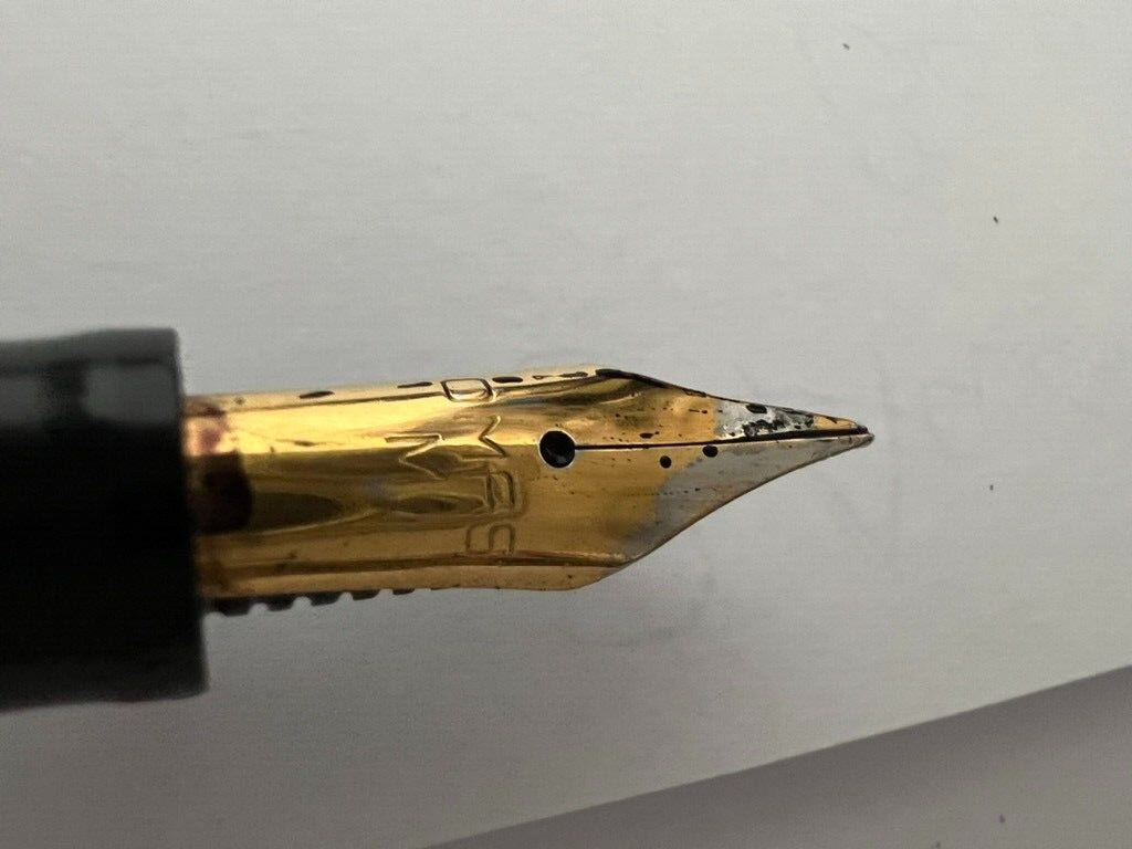 🔴 OMAS EXTRA penna stilografica stiloforo e sfera da scrivania vintage