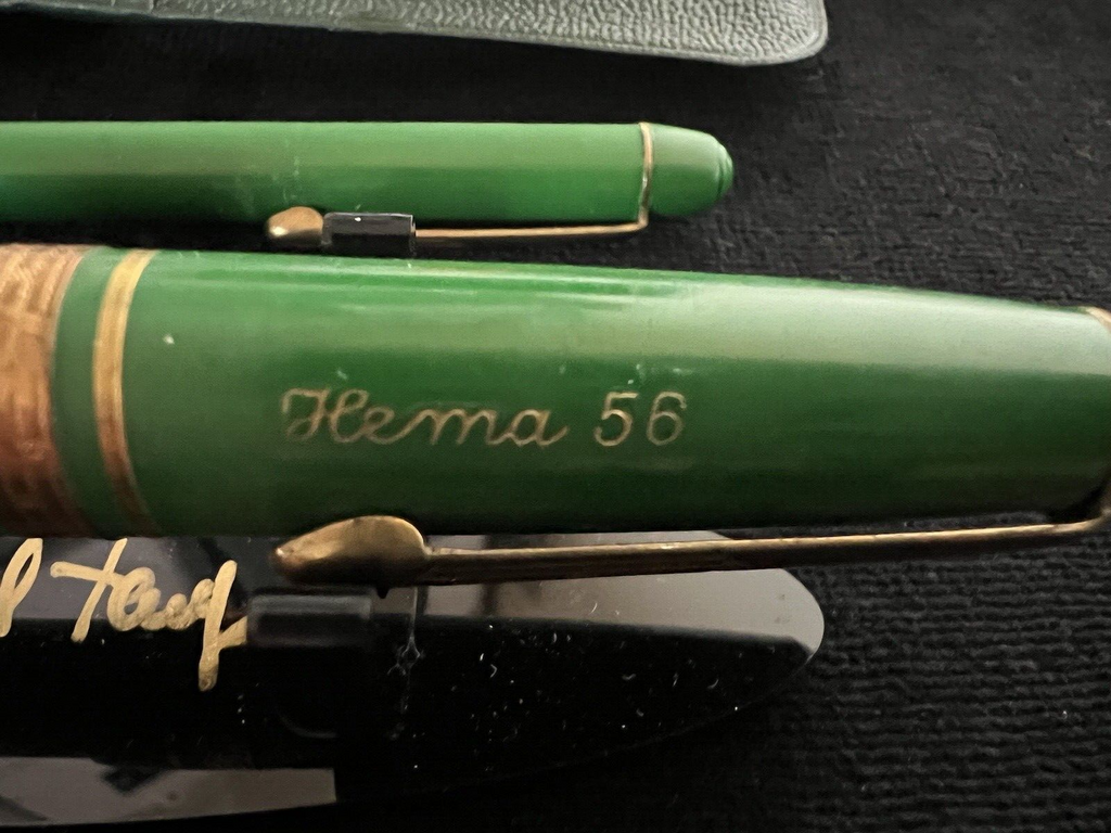 Herma 56 Stylo-Plume Stylo à Plume Et Crayon Mécanique Garantie Vintage 50