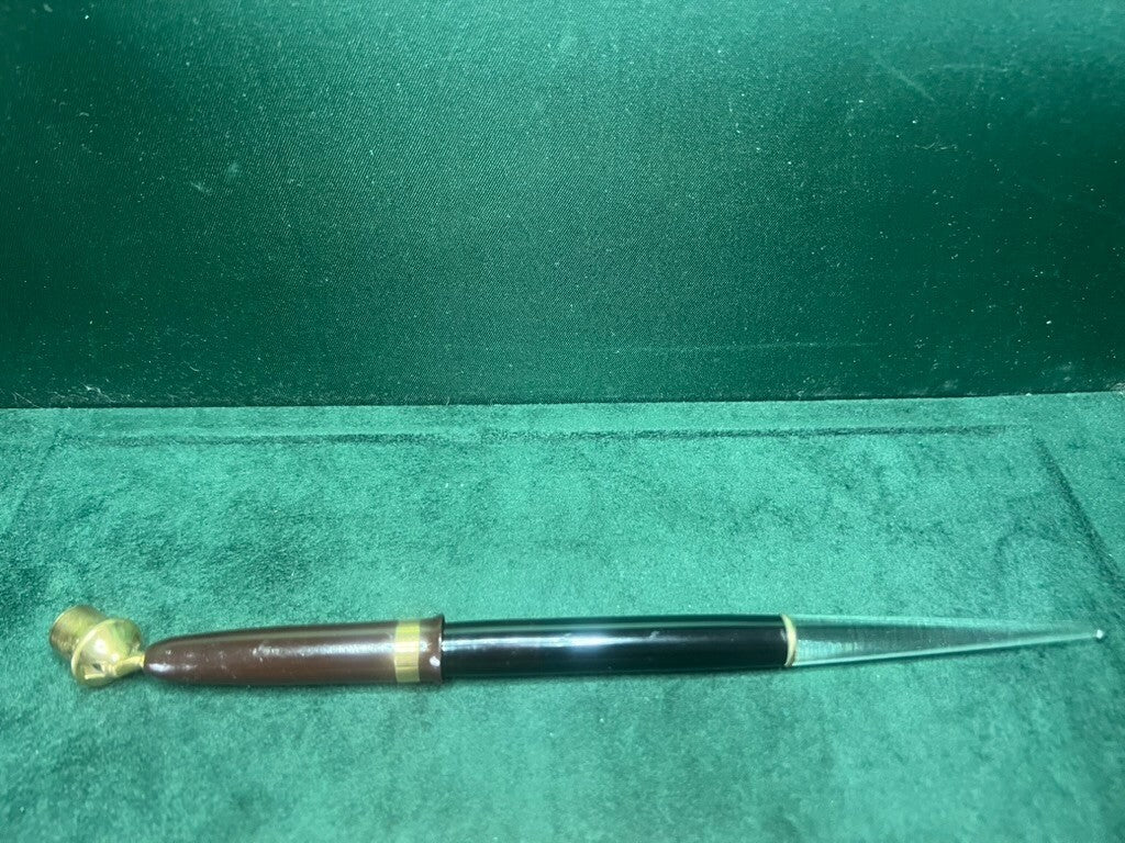 🔴 COLUMBUS penna stilografica stiloforo Extra 21 scrivania pennino ORO vintage