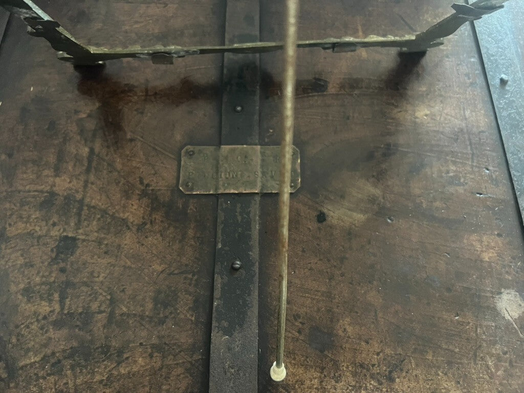 🔴 Vintage, handgeschnitzter Leseständer aus Bronze mit Flachrelief 