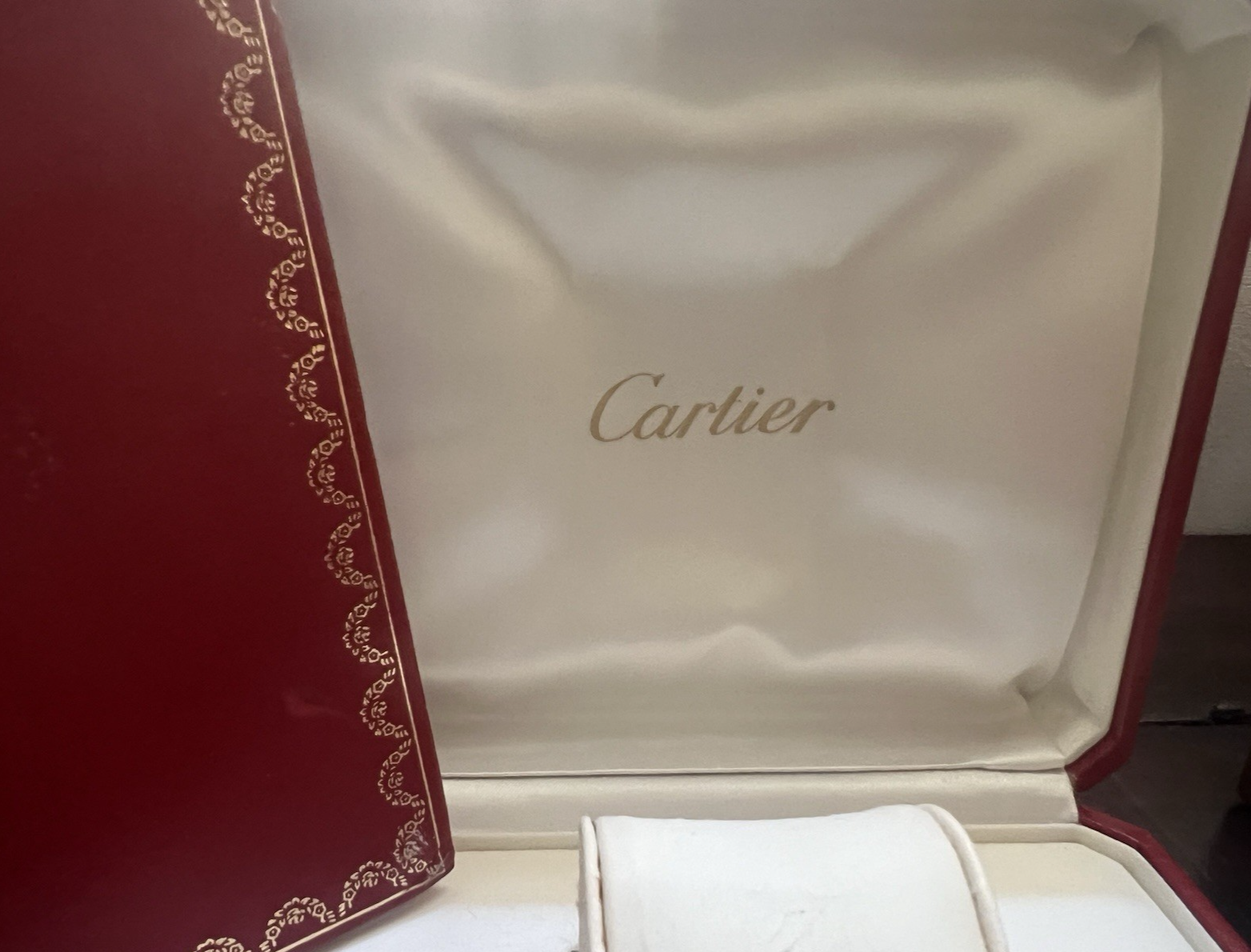 🔴 CARTIER box scatola orologio Pasha CO 1018 istruzioni COMPLETA E ORIGINALE