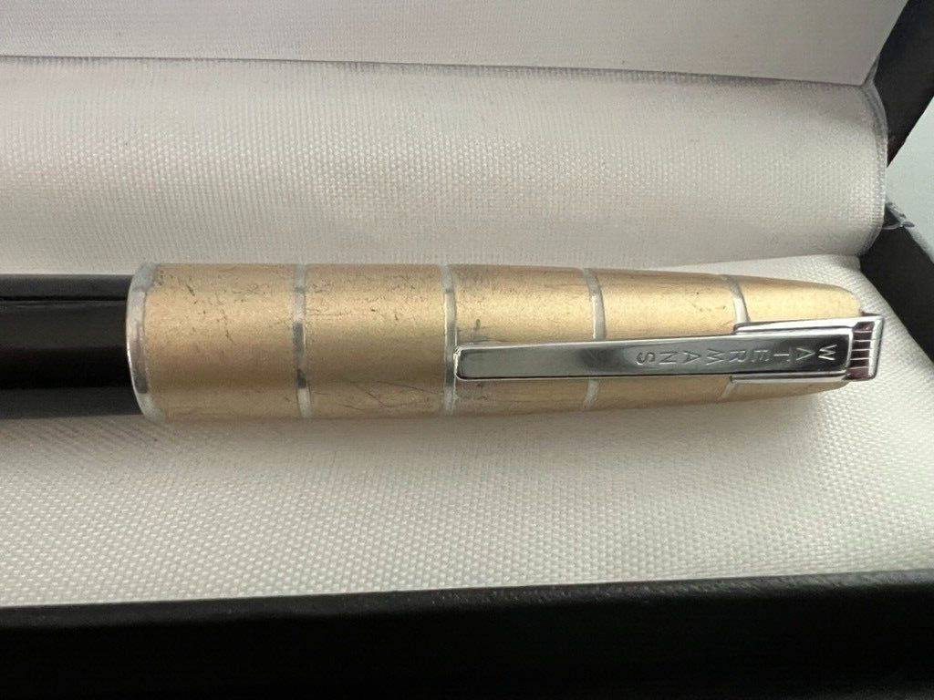 🔴 WATERMAN'S penna stilografica a leva pennino ORO del 1950 vintage SCRIVE